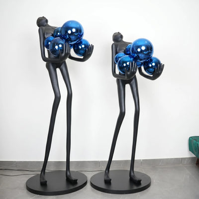 Azure Radiance Sculpture