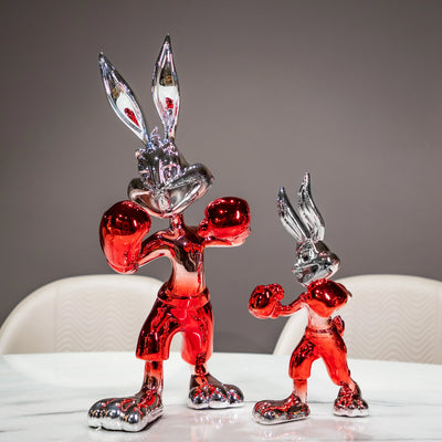 Bunny Boxer Scarlet Figurine