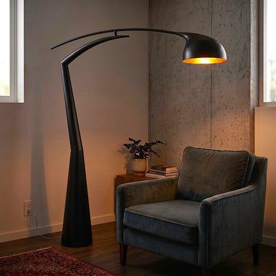 Curva Black Lamp - Modern Sophistication