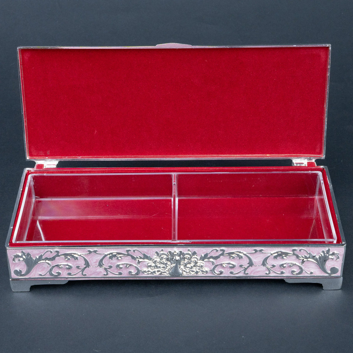 Royal Peacock 3-Piece Dry Fruit Box Set with Ornate Peacock Lids and Decorative Storage Case | Luxury Festive Diwali Gift for Home