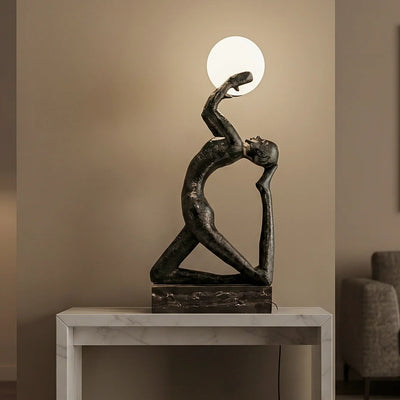 Figurative Yoga Pose Accent Lamp