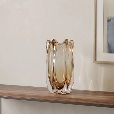Fluid Form Glass Vase