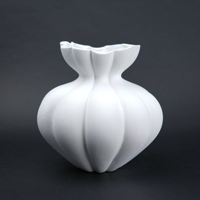 Fluted Form Vase