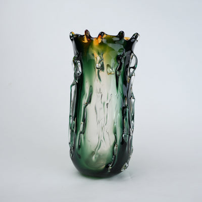Forest Ember Glass Vase