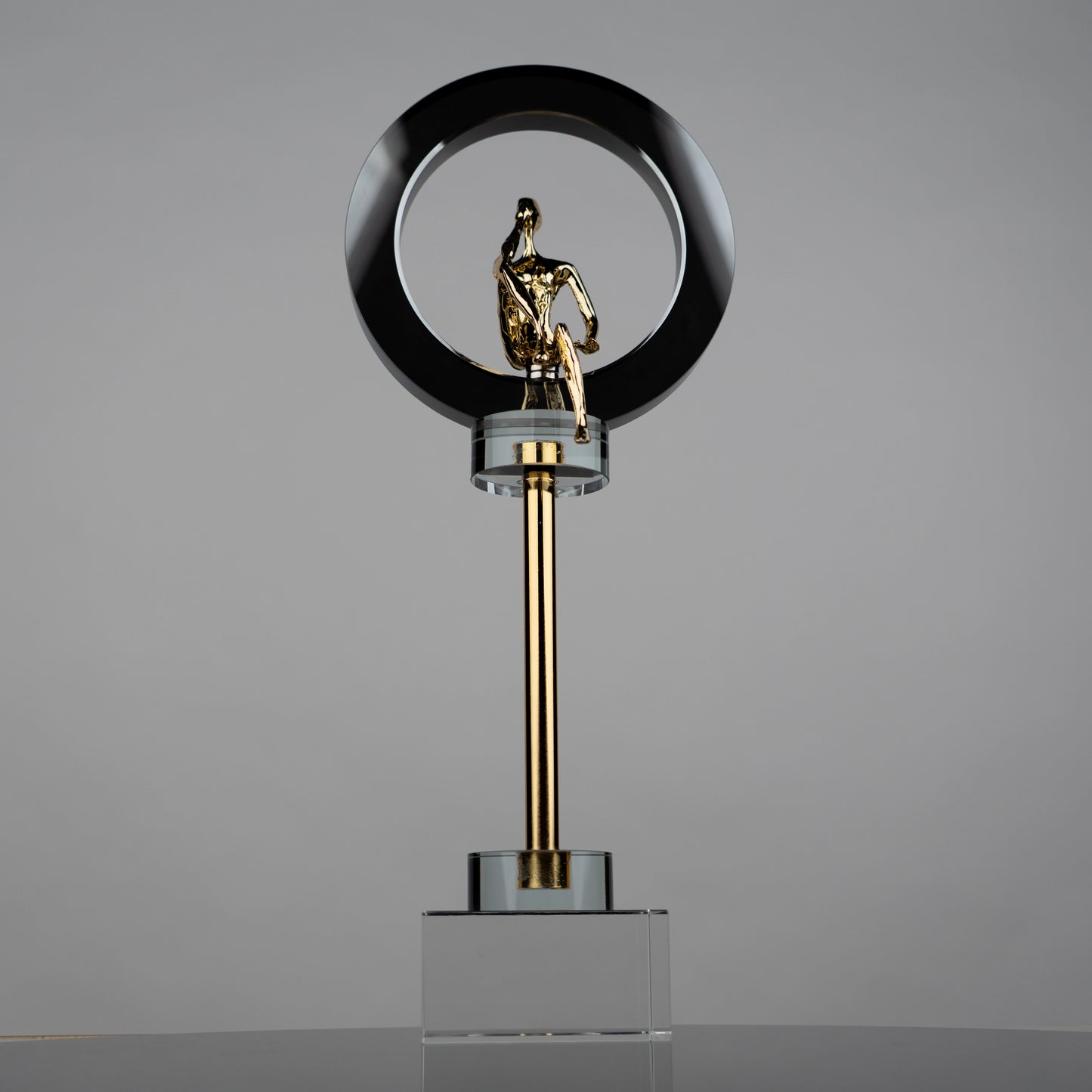 Abstract Thinker Gold Ring