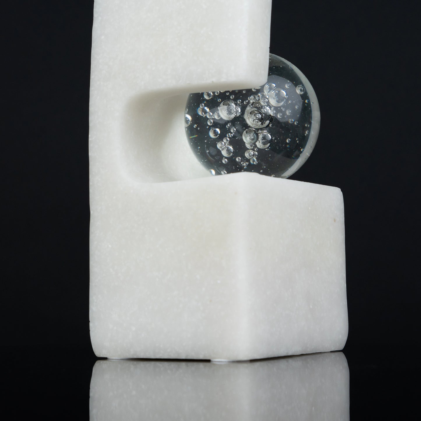 Abstract Marble Crystal Ball