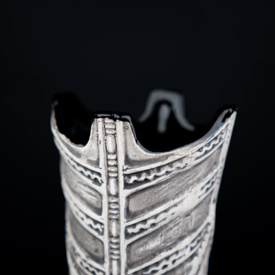 Tribal Ceramic Tiki Cocktail Mug - Set of 2