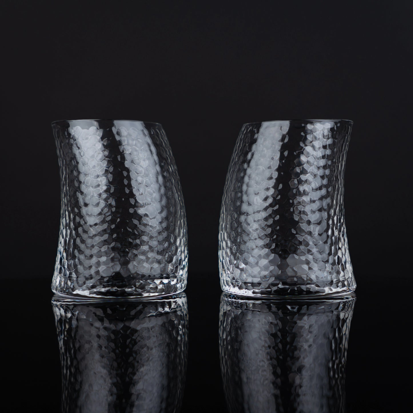 Diamond Cut Whiskey Glasses - Set of 6