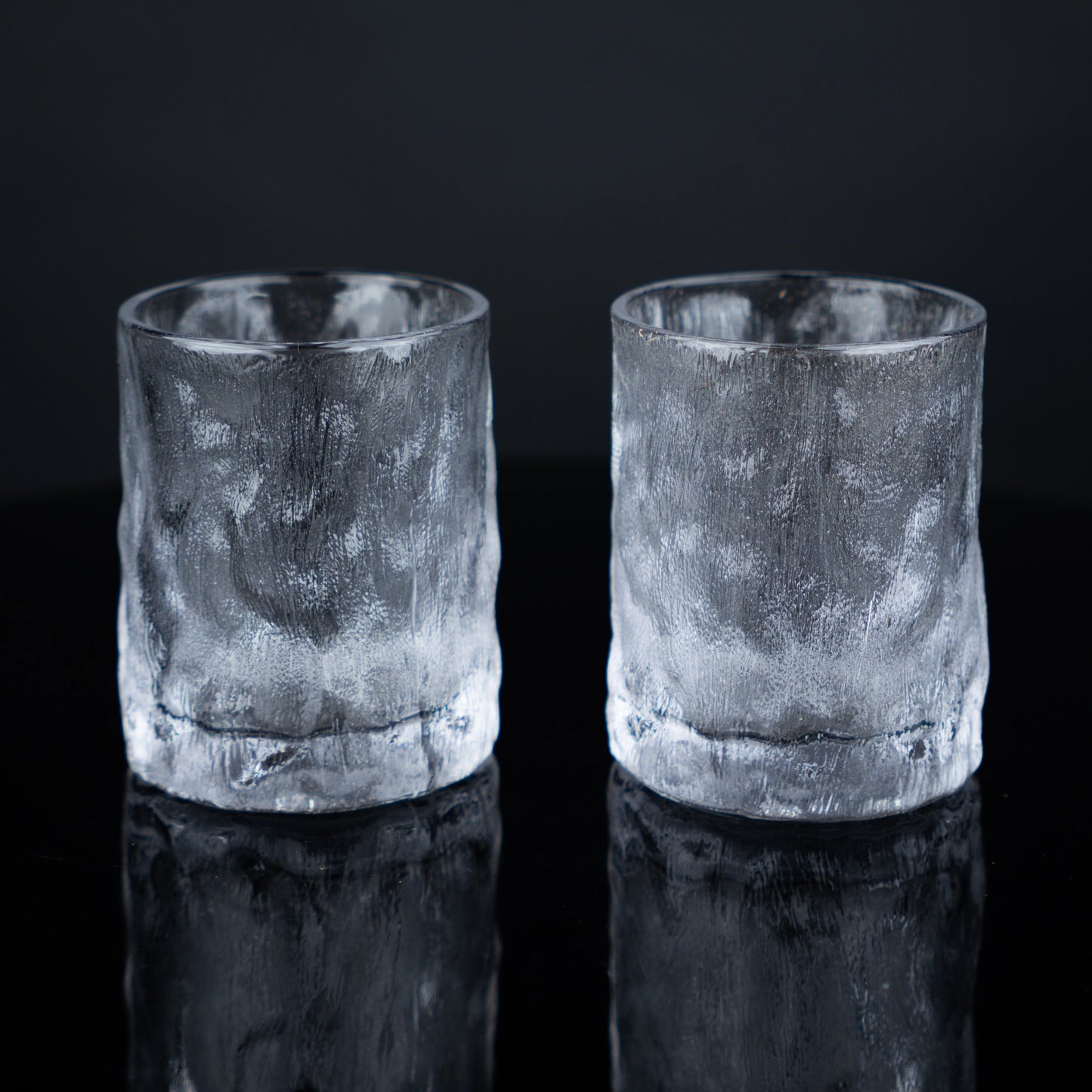Ice Texture Whiskey Glasses - Set of 6