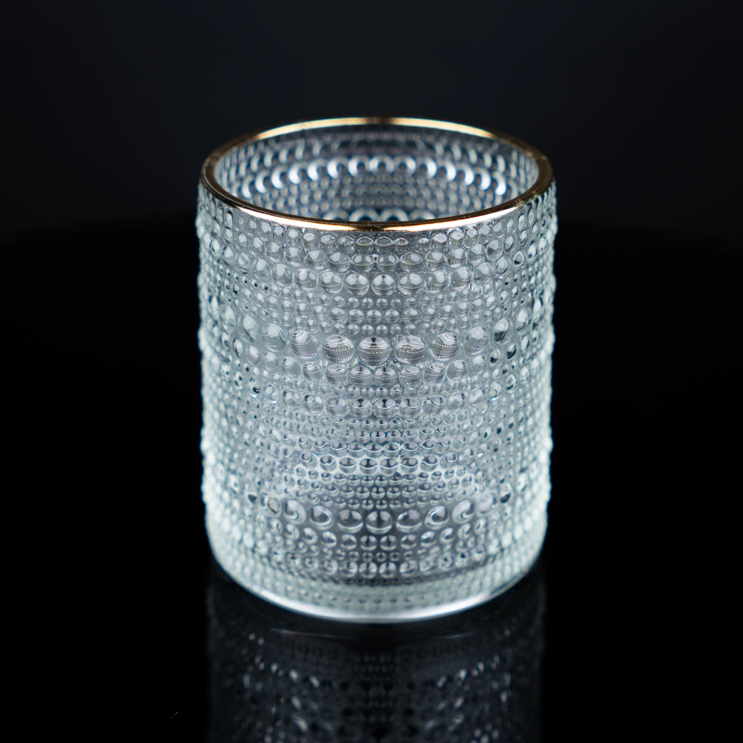 Gold Rim Beaded Tumblers - Set of 6