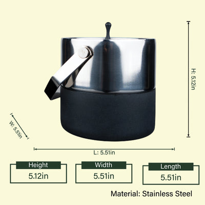 Two-Tone Modern Ice Bucket