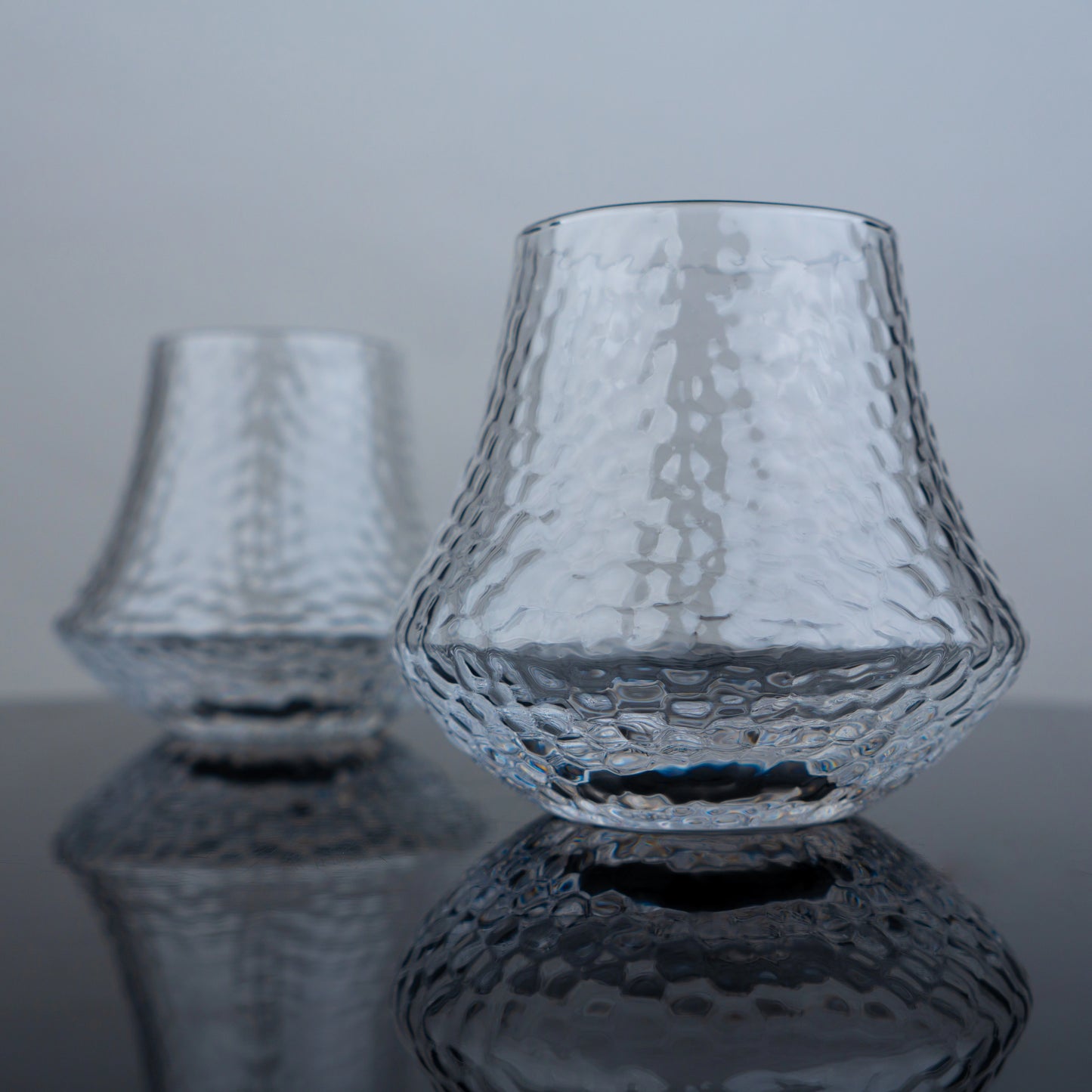 Hammered Tumbler Glasses - Set of 4
