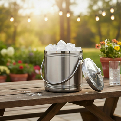 Stainless Steel Ice Bucket - 2L