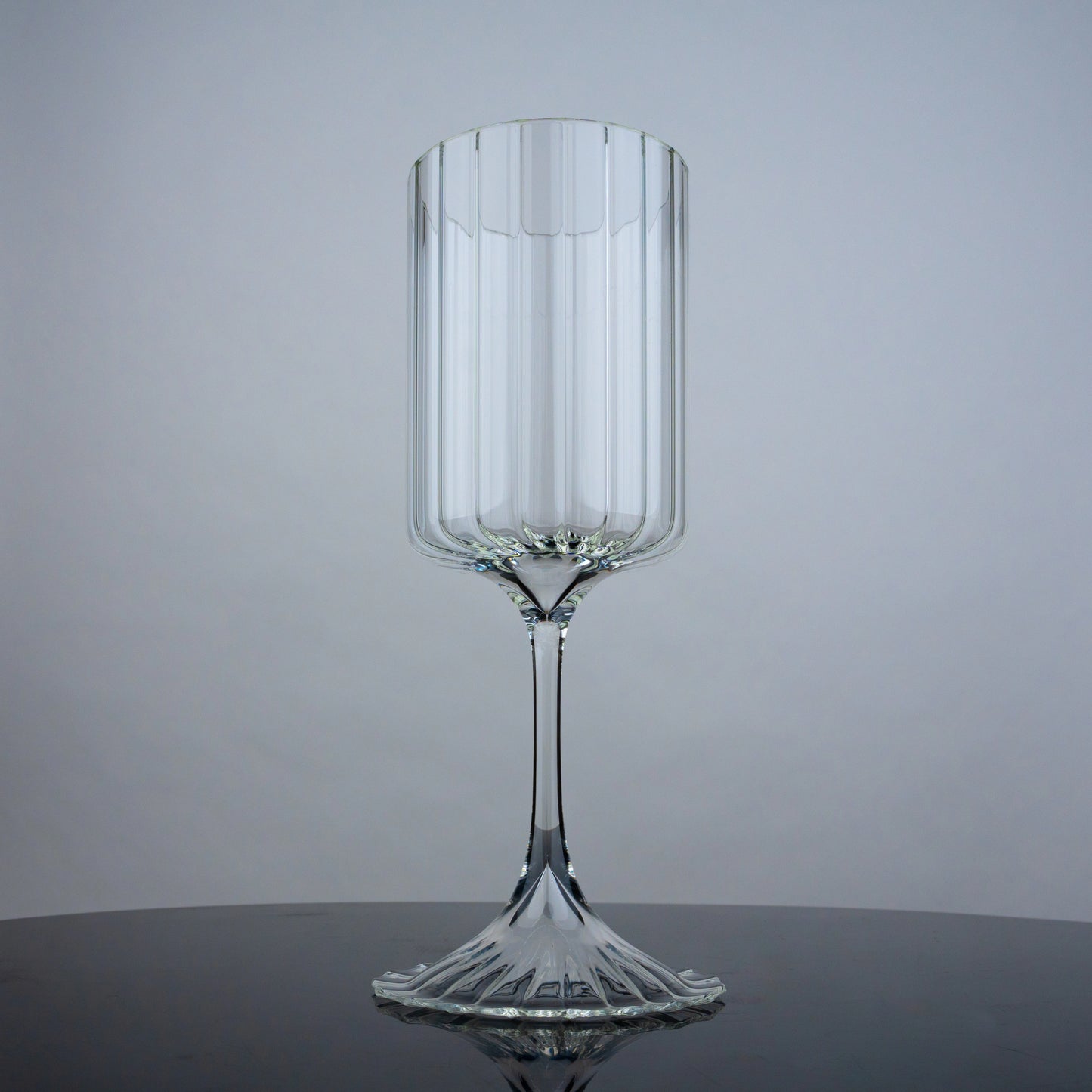 Fluted Stemmed Cocktail Glasses - Set of 2