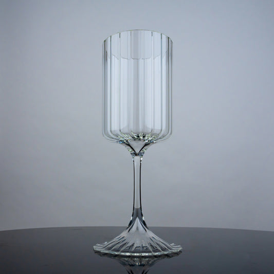 Fluted Stemmed Cocktail Glasses - Set of 2