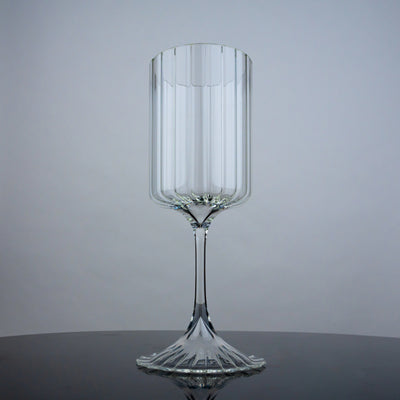 Fluted Stemmed Cocktail Glasses - Set of 4