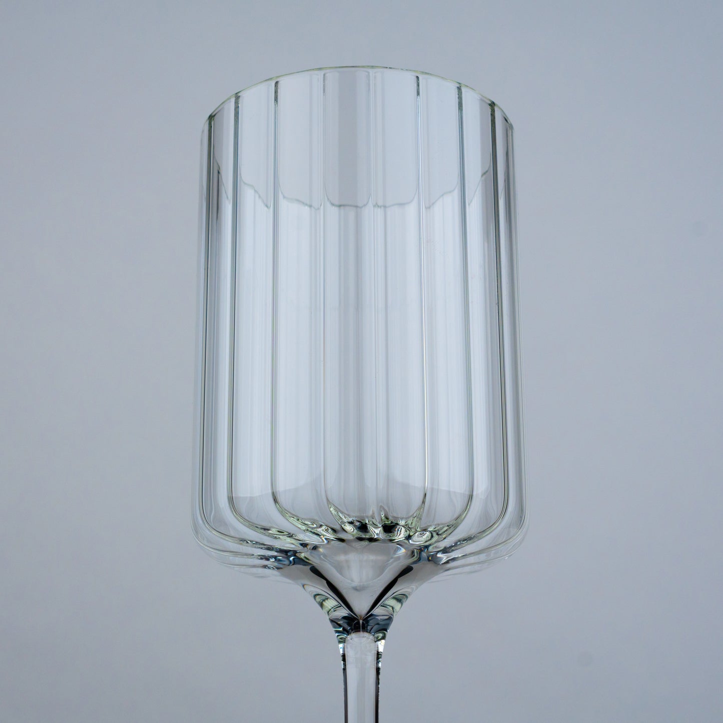 Fluted Stemmed Cocktail Glasses - Set of 2