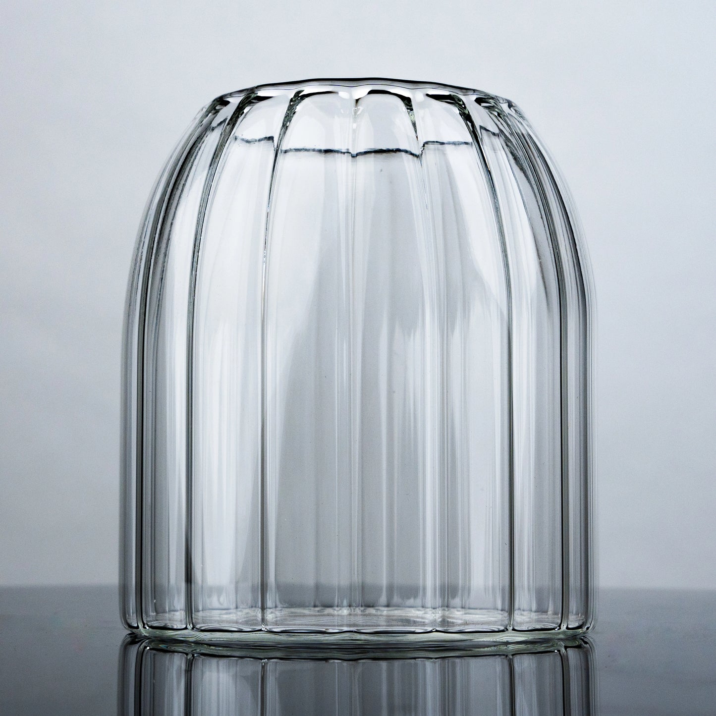 Fluted Dome Drinking Glasses - Set of 4