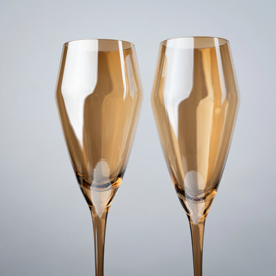 The Celeste Crystal Champagne Flute - Set of 4