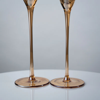 The Celeste Crystal Champagne Flute - Set of 4