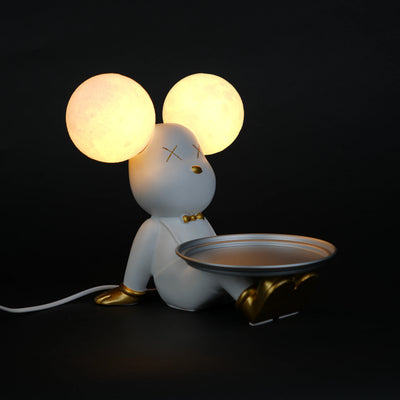 White Bunny Glow Tray