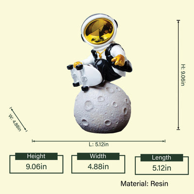Cosmic Skater Figurine - White