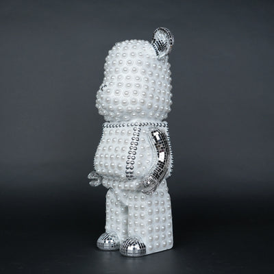 Pearl Luxe Bear Duo - Silver
