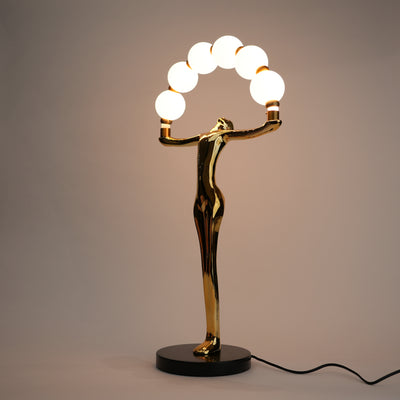 Sphere of Heaven Lamp - Gold Electroplated