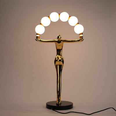 Sphere of Heaven Lamp - Gold Electroplated
