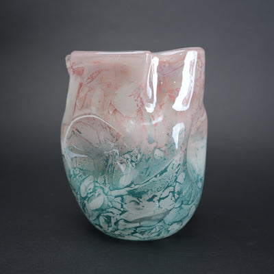 Aqua Blush Vase
