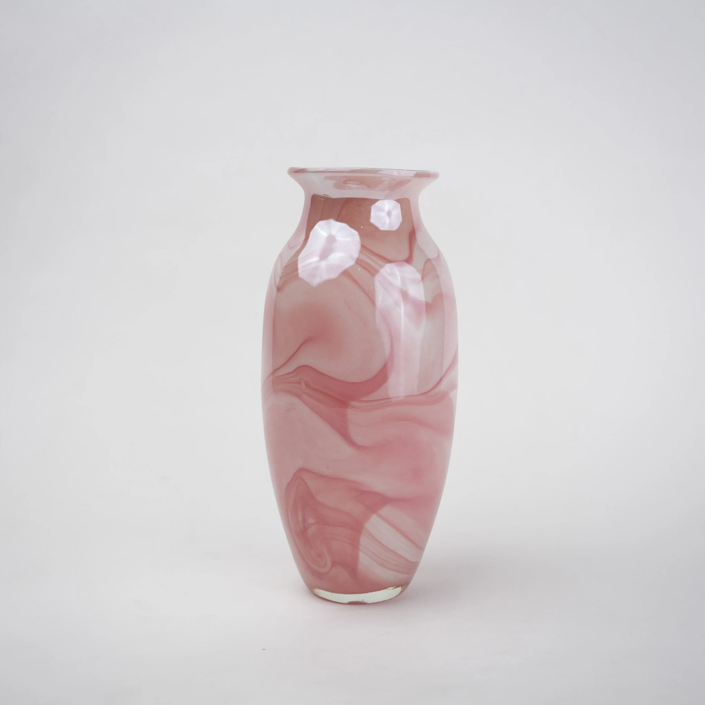 Rose Vein Glass Vase