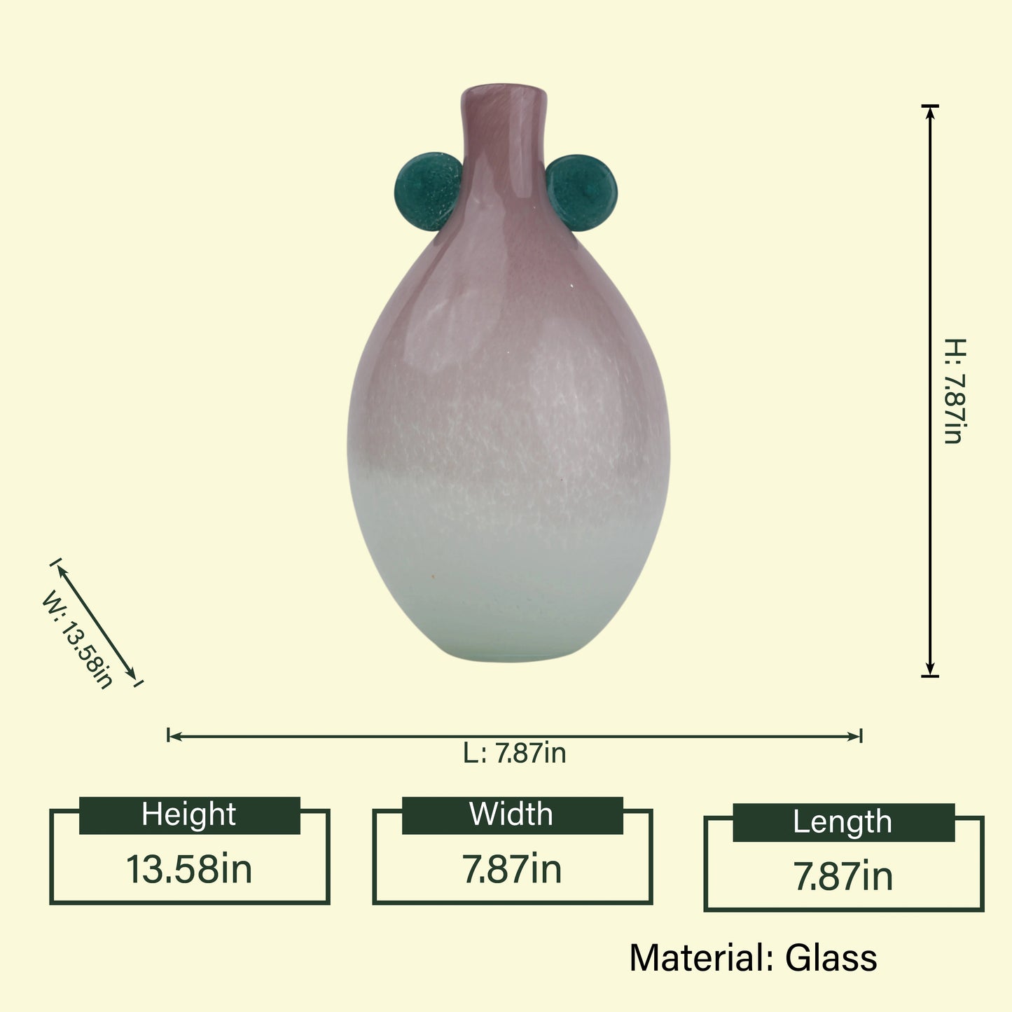 Blush Aura Vase