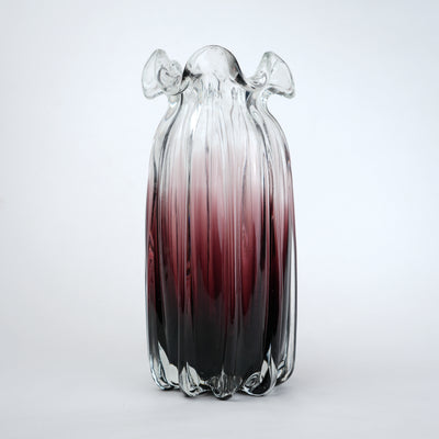 Blush Noir Glass Vase