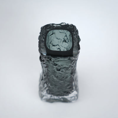 Grey Column Glass Vase