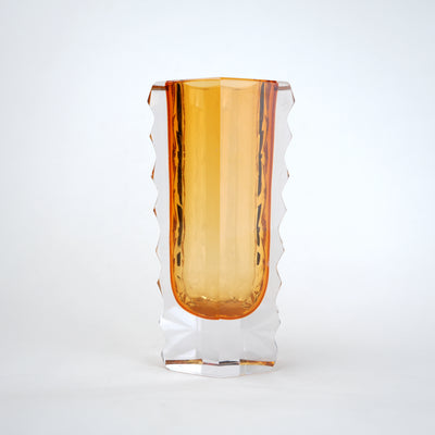 Radiant Core Glass Vase
