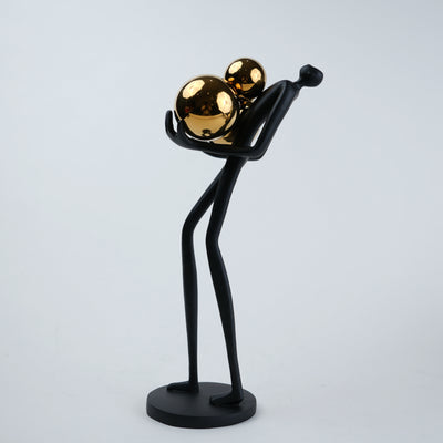 Golden Sphere Balance Figurine