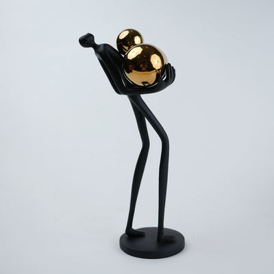 Golden Sphere Balance Figurine