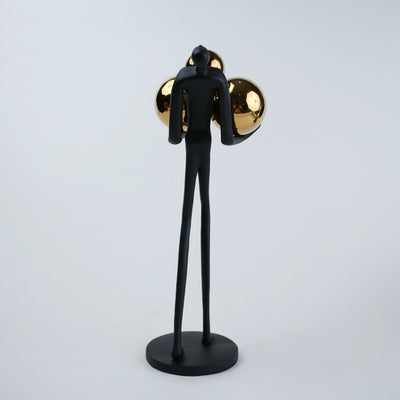 Golden Sphere Balance Figurine