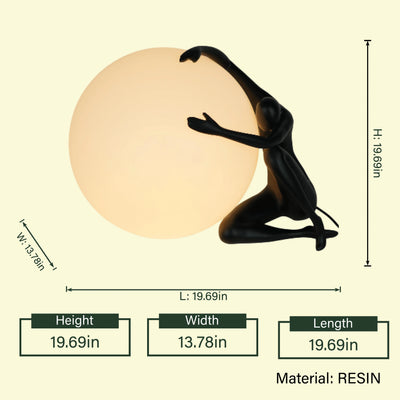Midnight Embrace Lamp - Resin