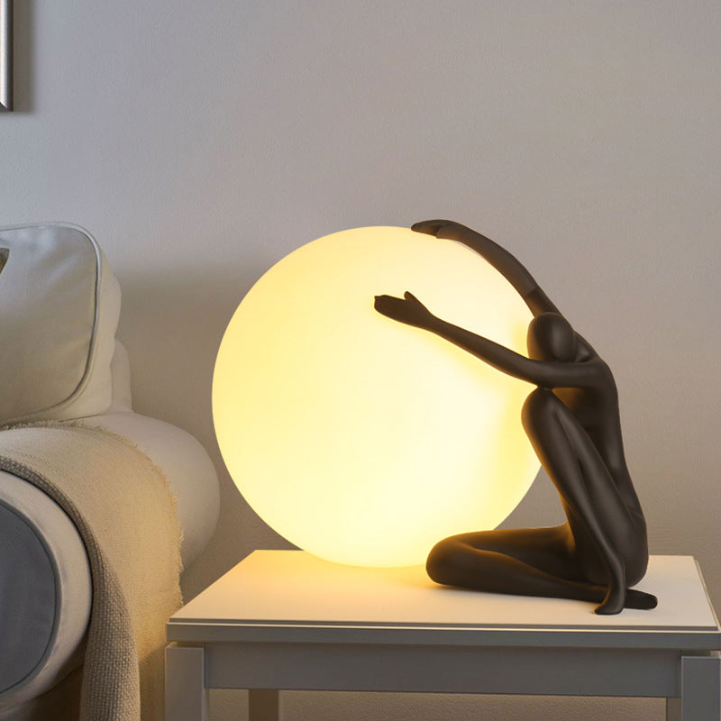 Serenity Glow Lady Table Lamp