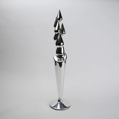 Chrome Drop Tower Accent