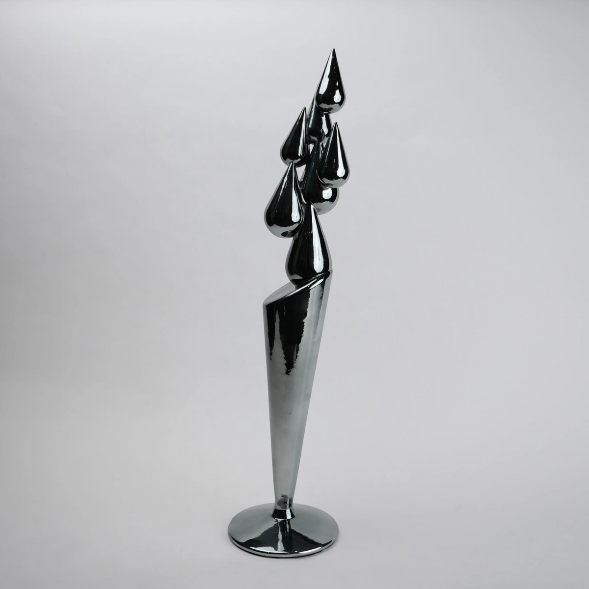modern chrome decorative accent for tabletop
