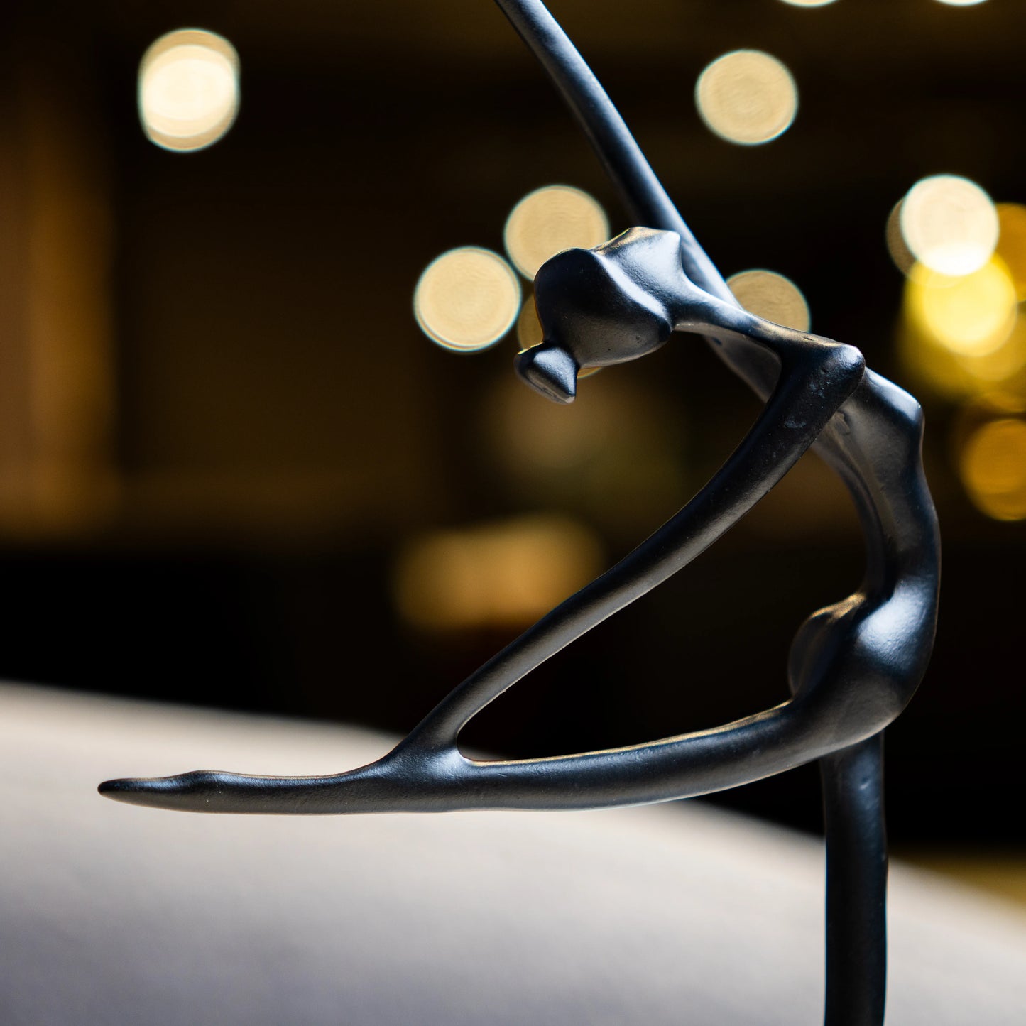 Graceful Motion Ballerina Sculpture - Blue