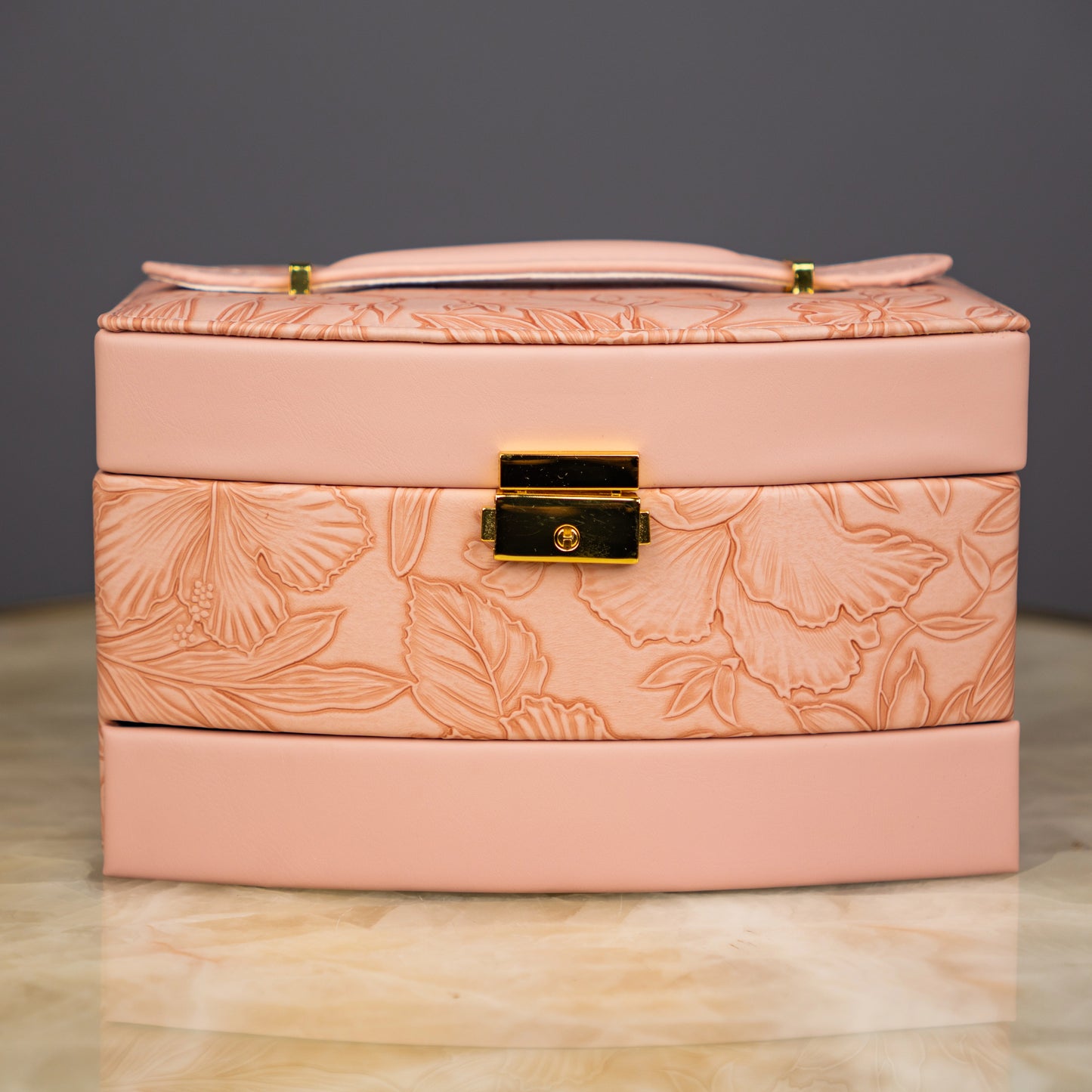 Elegant Pink Jewelry Box - Big