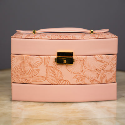 Elegant Pink Jewelry Box - Big