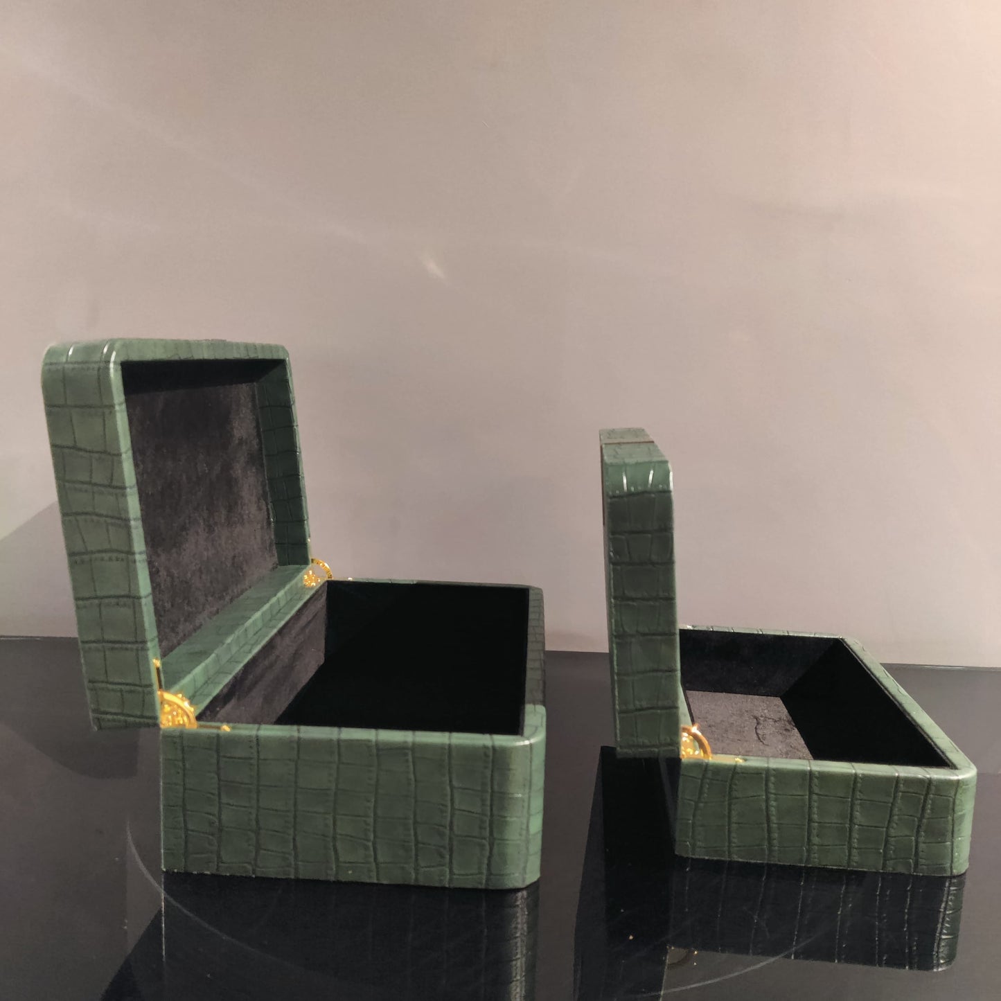 Croc-Textured 2-in-1 Decor Box