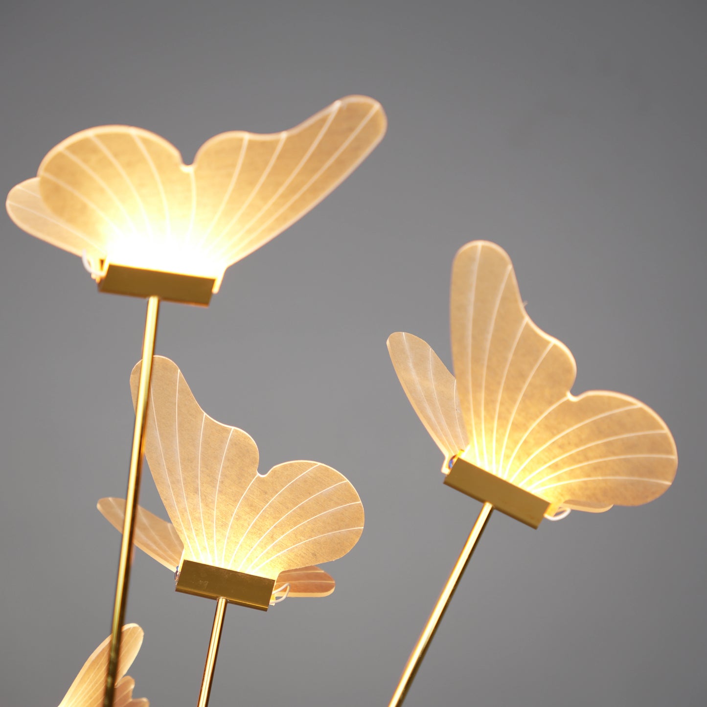 Golden Butterfly Floor Lamp