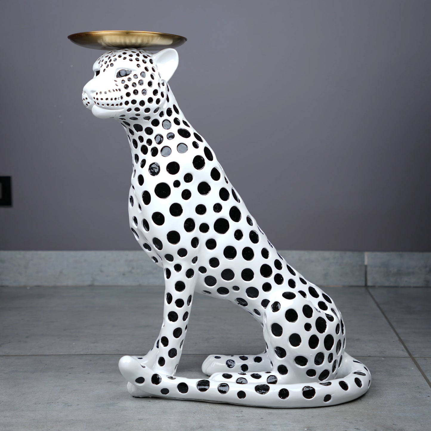 White Majestic Leopard