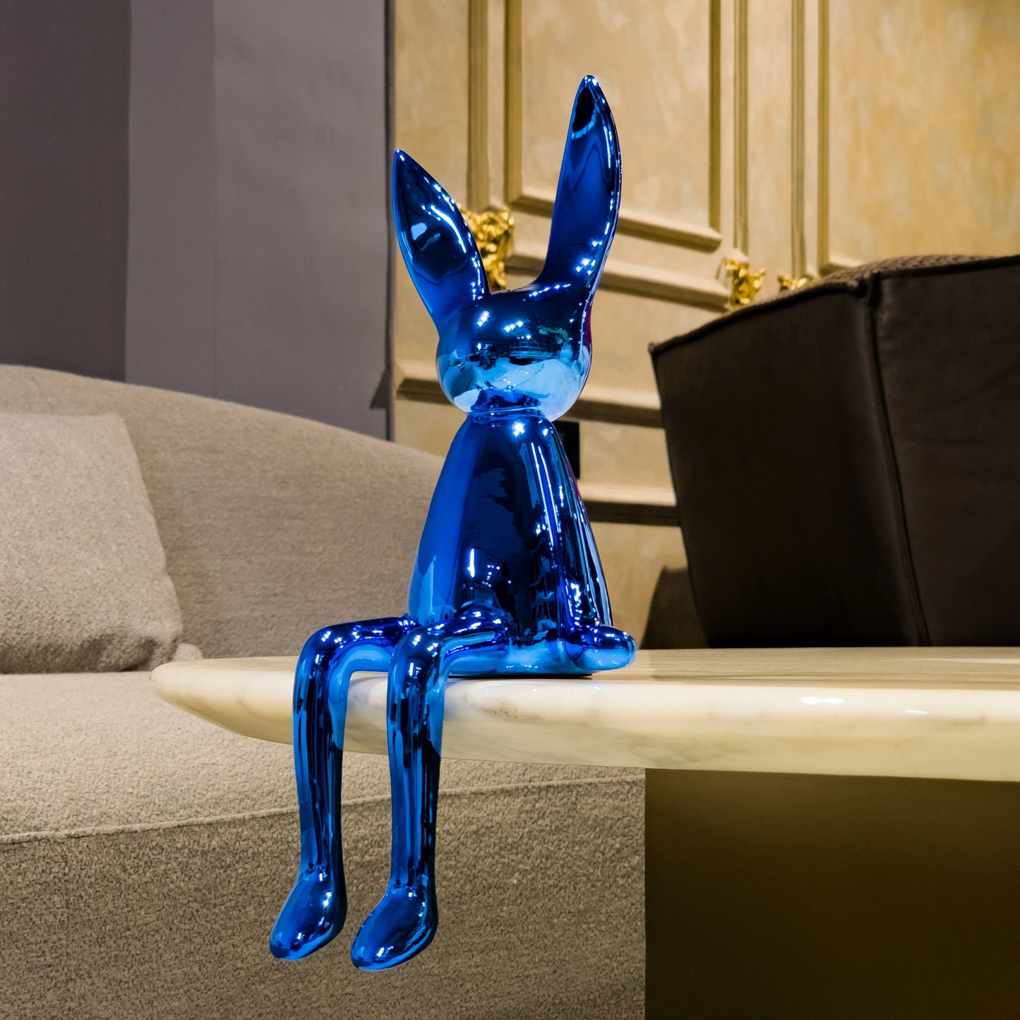 Blue Bunny Decor