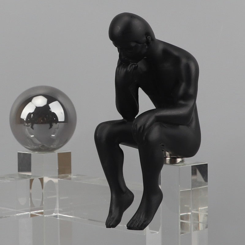 Dual Reflection thinker w/ chrome sphere